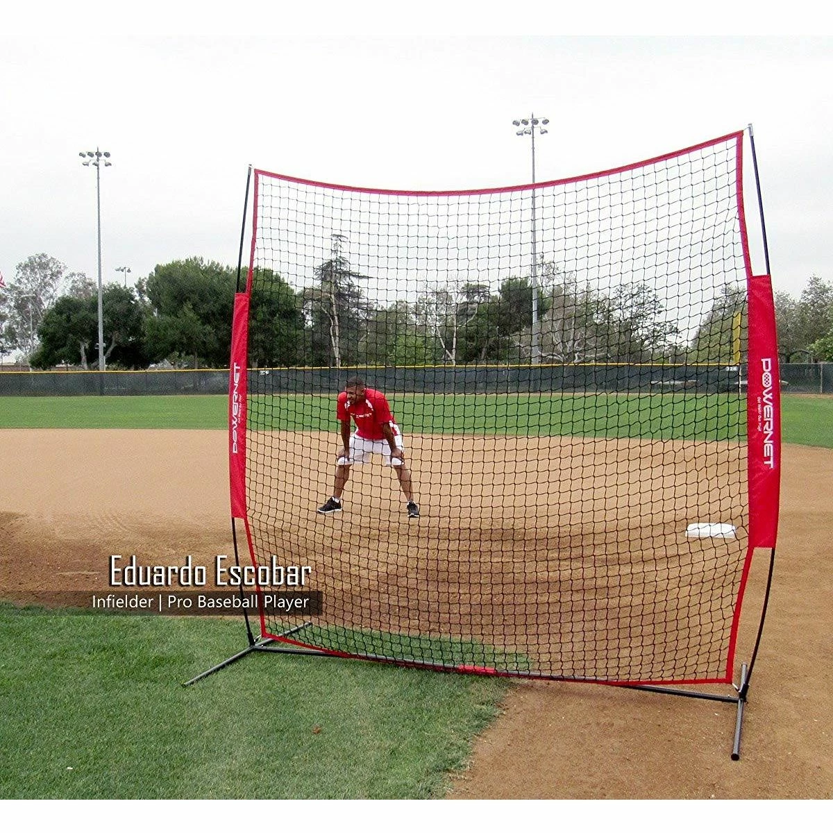 POWERNET 8'Hx8'W Portable Barrier Sport Net 4 POWERNET 8'Hx8'W Portable Barrier Sport Net - Image 4