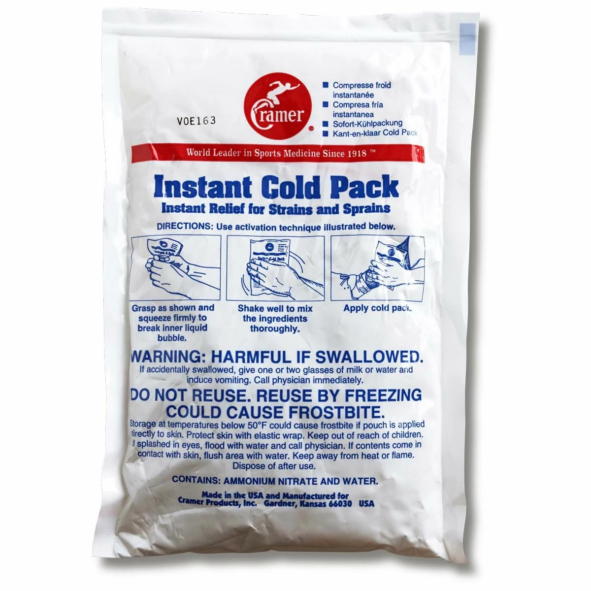 Cramer Instant Cold Packs (16) 1 Cramer Instant Cold Packs (16)