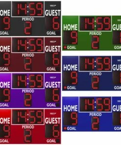 Varsity Scoreboards 3430 Soccer / Multi-Sport Scoreboard, 8'W x 4'H 6 Varsity Scoreboards 3430 Soccer / Multi-Sport Scoreboard, 8'W x 4'H -Deals Soccer Store a91 167 new 21 colors