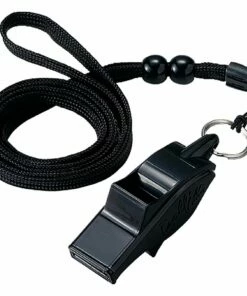 Molten Dolfin Whistle w/ Lanyard Black