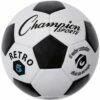 Champion Retro Black & White Soccer Ball, Size 3, 4 & 5